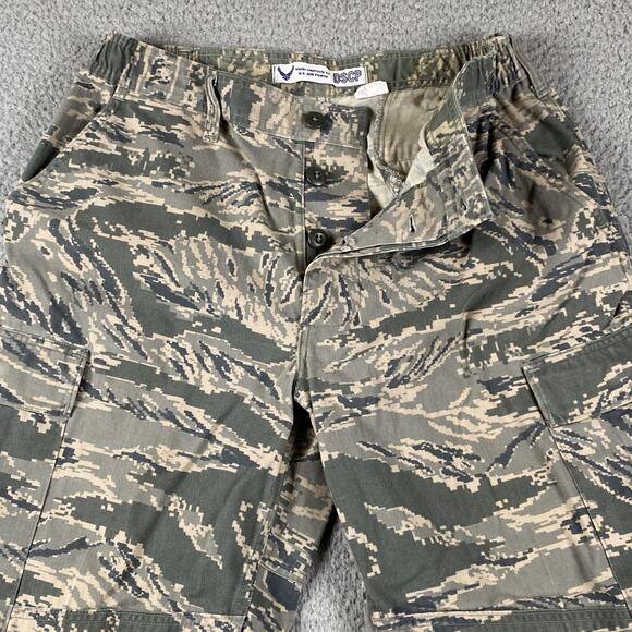 USAF ABU Airman Battle Pants Trousers Men's 34R (34x32) Digital Tiger Camo DSCP - Picture 1 of 14